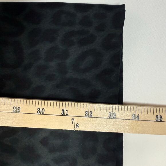 Women’s Leopard Print Short Sleeve Bodycon Dress Gray Green Size 2 - Picture 9 of 9